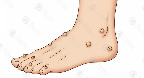 Ý nghĩa nốt ruồi ở bàn chân